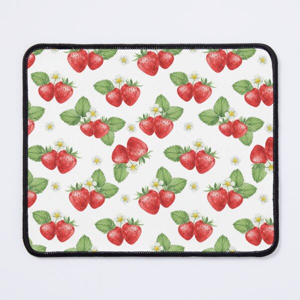 Item preview, Watercolor Red Strawberry Fruit and Blossom  designed and sold by silviaol.
