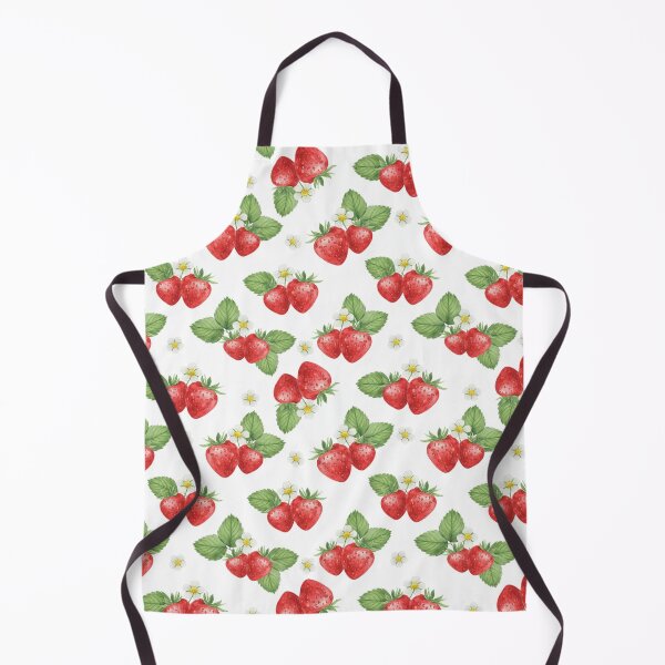 Item preview, Watercolor Red Strawberry Fruit and Blossom  designed and sold by silviaol.