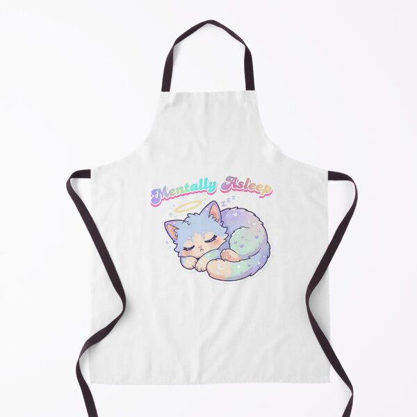 Item preview, Cute Sleeping Cat on Cloud – Mentally Asleep Kawaii Design designed and sold by Ace01st.