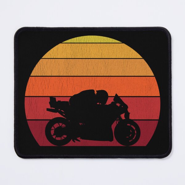 Item preview, Vintage Sunset Racing Silhouette | Minimal Motorcycle Line Art Design designed and sold by Fan Art Station .