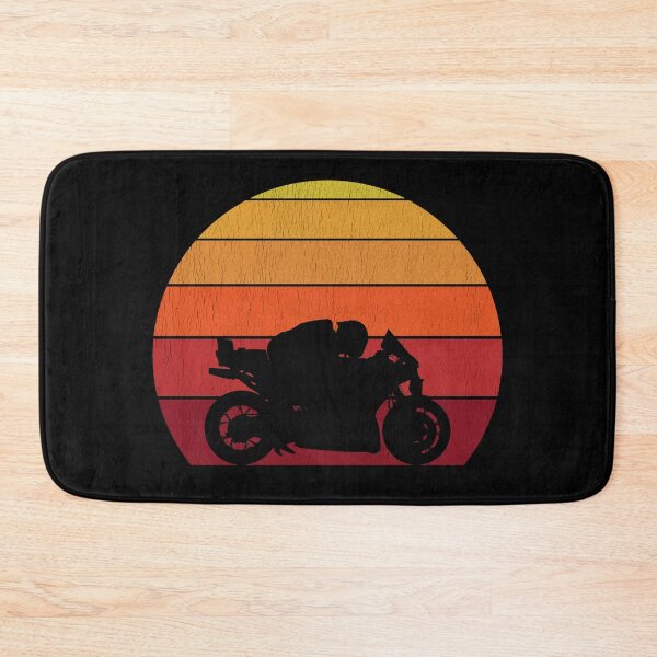 Item preview, Vintage Sunset Racing Silhouette | Minimal Motorcycle Line Art Design designed and sold by Fan Art Station .