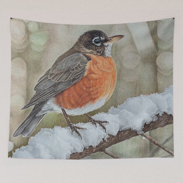 Item preview, Female American Robin designed and sold by ToddMichaelArt.