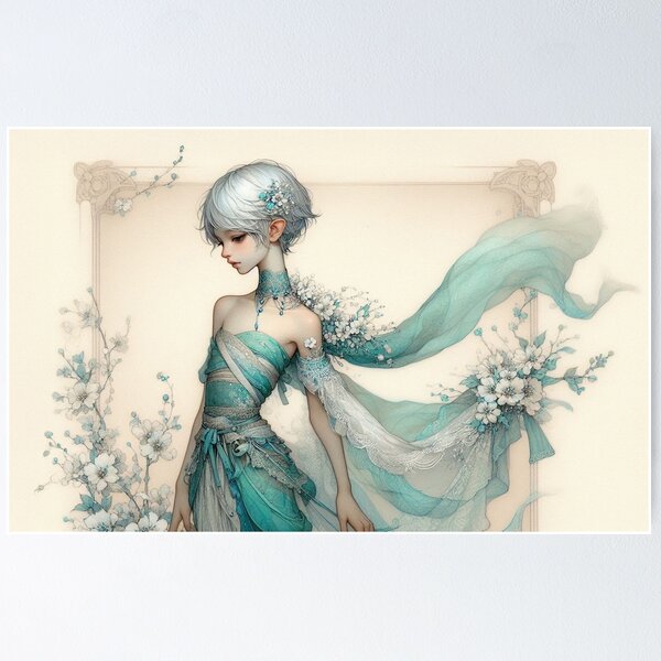 Item preview, Turquoise Love designed and sold by Beyondnote-Art.