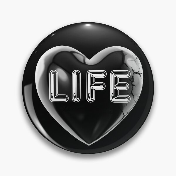 Item preview, LIFE DEMANDS CHANGE HEART QUOTE designed and sold by AmiAmiWave.