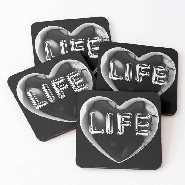 Item preview, LIFE DEMANDS CHANGE HEART QUOTE designed and sold by AmiAmiWave.