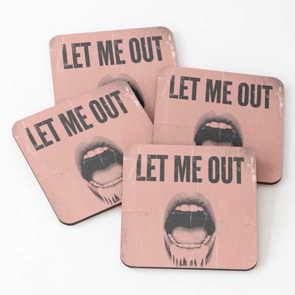 Item preview, Let Me Out - Minimalist Aesthetic Scream designed and sold by HeyHas.