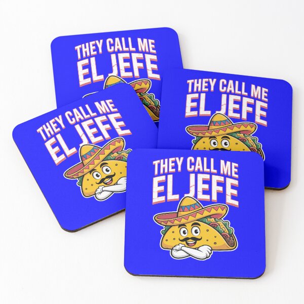 Item preview, Funny Taco Eating Lover Humor They CALL ME EL JEFE designed and sold by fantasticdesign.