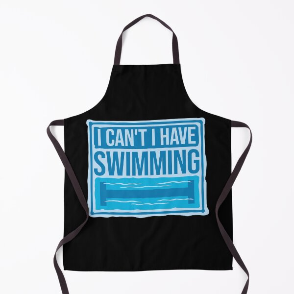 Item preview, I Can't I Have Swimming Funny Swimmer Excuse Quote designed and sold by shirt-o-mat.