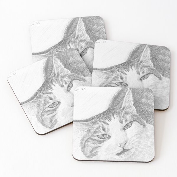 Item preview, Sassy Cat portrait.  designed and sold by erikhansonart.