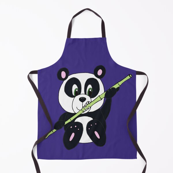 Item preview, Cute Kawaii Panda Bear Eating Bamboo designed and sold by CozyCritters8.