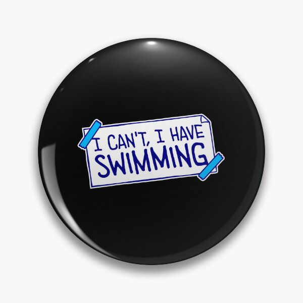 Item preview, I Can't I Have Swimming Funny Swimmer Excuse Quote designed and sold by shirt-o-mat.