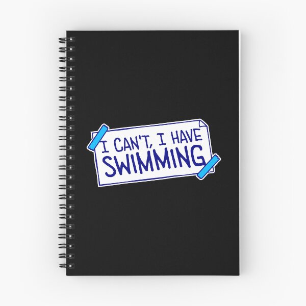 Item preview, I Can't I Have Swimming Funny Swimmer Excuse Quote designed and sold by shirt-o-mat.