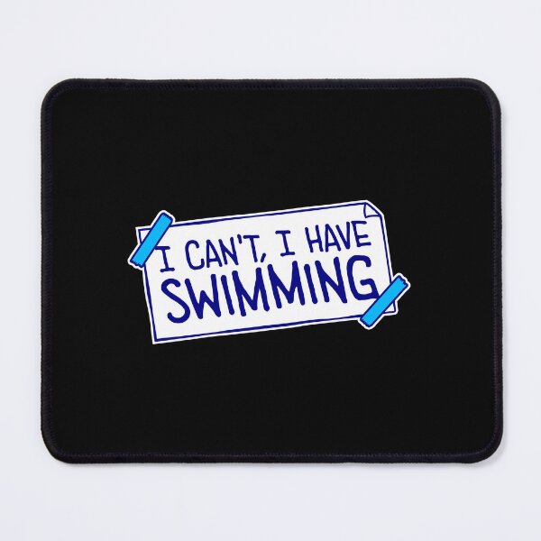 Item preview, I Can't I Have Swimming Funny Swimmer Excuse Quote designed and sold by shirt-o-mat.