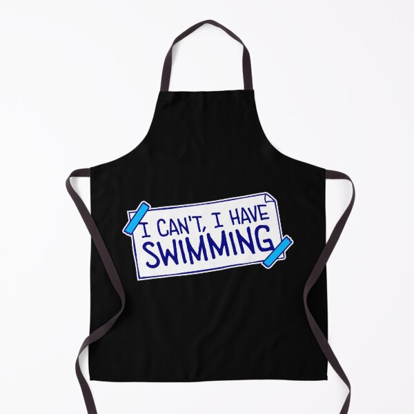 Item preview, I Can't I Have Swimming Funny Swimmer Excuse Quote designed and sold by shirt-o-mat.