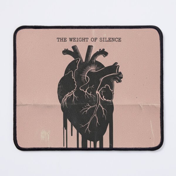 Item preview, The Weight of Silence - Dark Heart designed and sold by HeyHas.
