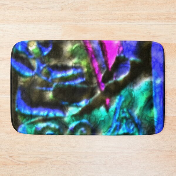 Item preview, golden relics dark eroded colorful geometric abstract design designed and sold by SmashingDeals.