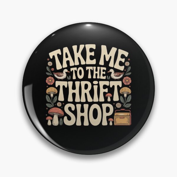 Item preview, Take Me To The Thrift Shop Funny Vintage Lover Design designed and sold by MagicSD Designs.