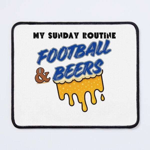 Item preview, Dallas Cowboys Sunday Routine Football Beers designed and sold by ThatFootball12.