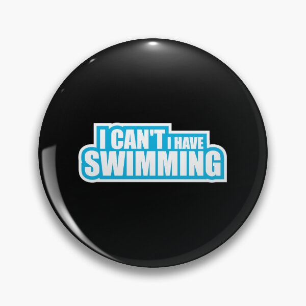 Item preview, I Can't I Have Swimming Funny Swimmer Excuse Quote designed and sold by shirt-o-mat.
