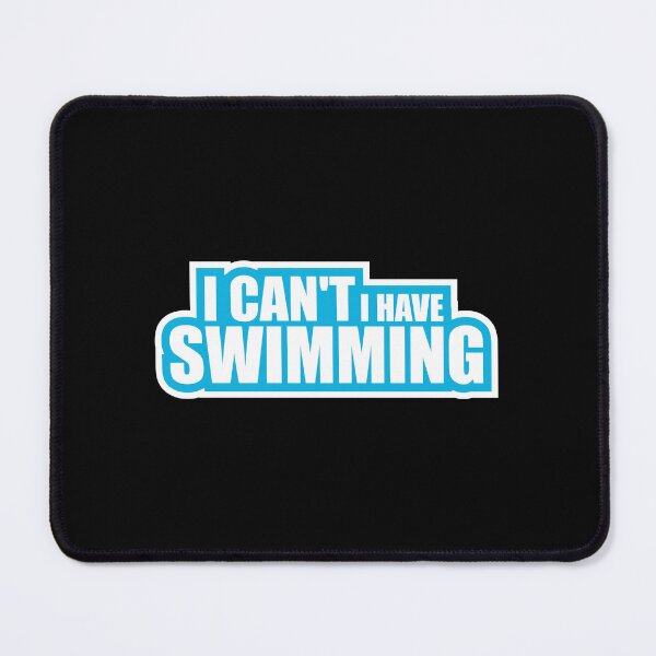 Item preview, I Can't I Have Swimming Funny Swimmer Excuse Quote designed and sold by shirt-o-mat.