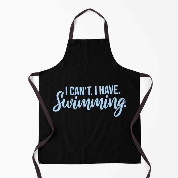 Item preview, I Can't I Have Swimming Funny Swimmer Excuse Quote designed and sold by shirt-o-mat.