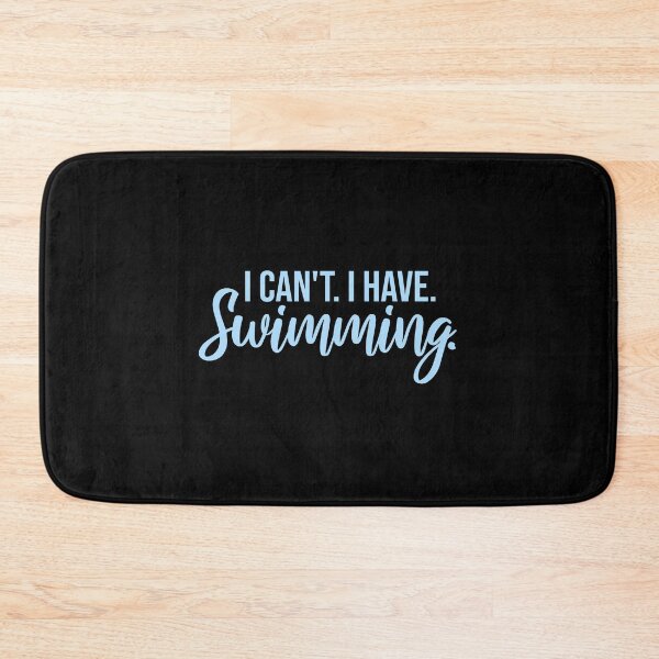 Item preview, I Can't I Have Swimming Funny Swimmer Excuse Quote designed and sold by shirt-o-mat.
