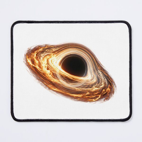 Item preview, Realistic Black Hole with Event Horizon and Fiery Accretion Disk designed and sold by Chaoscience.