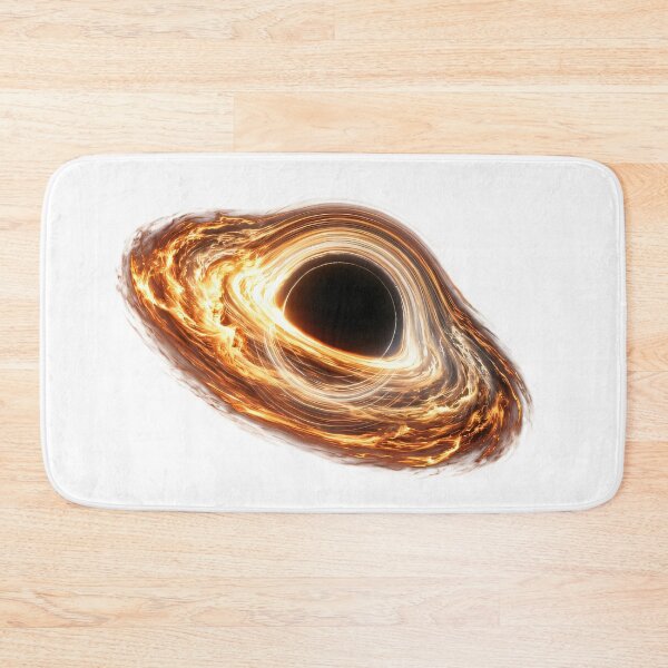 Item preview, Realistic Black Hole with Event Horizon and Fiery Accretion Disk designed and sold by Chaoscience.