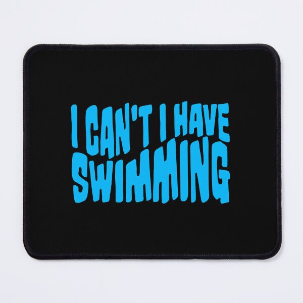 Item preview, I Can't I Have Swimming Funny Swimmer Excuse Quote designed and sold by shirt-o-mat.