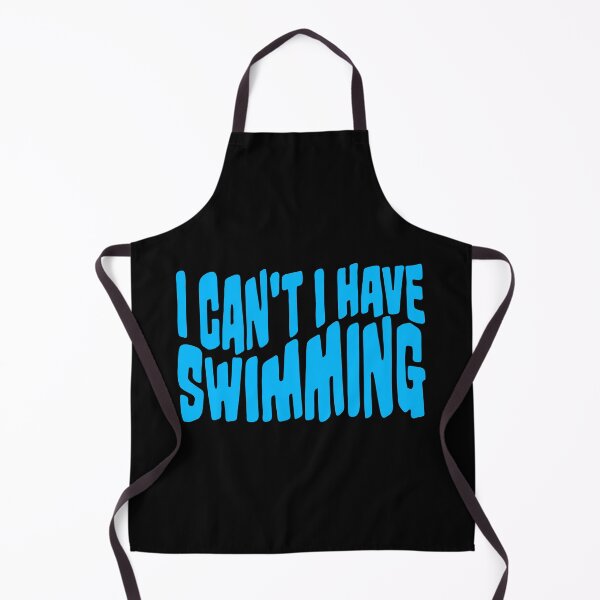 Item preview, I Can't I Have Swimming Funny Swimmer Excuse Quote designed and sold by shirt-o-mat.