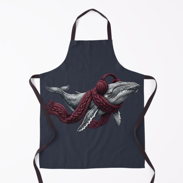 Item preview, Cozy Humpback Whale Winter Scarf & Earmuffs designed and sold by FerminaDesigns.