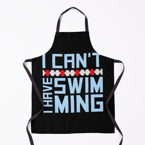 Item preview, I Can't I Have Swimming Funny Swimmer Excuse Quote designed and sold by shirt-o-mat.
