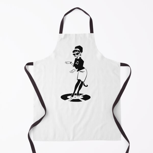 Item preview, Ska Cat Sticker – Rude Girl 2 Tone Dance, Black & White Silhouette designed and sold by PIXEL POP DESIGNS - Beyond the Norm!.