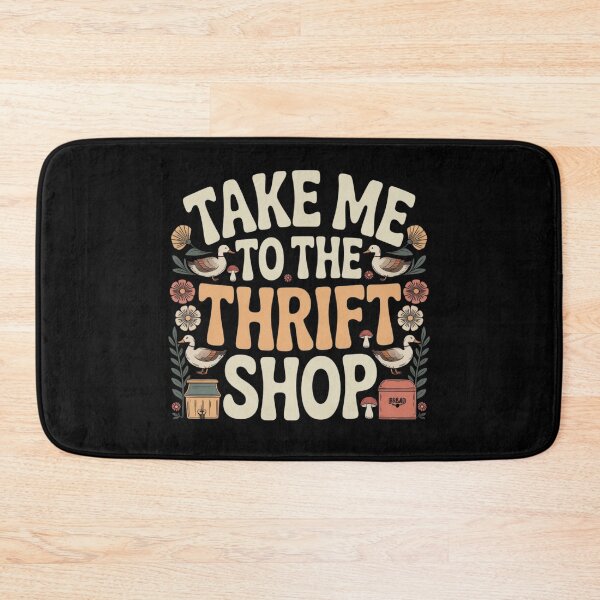Item preview, Take Me To The Thrift Shop Funny Vintage Lover Design designed and sold by MagicSD Designs.