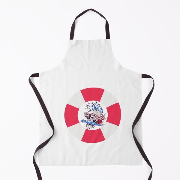 Item preview, Summer Skull with Surfboard and Lifebuoy Beach designed and sold by AchraffPrint.
