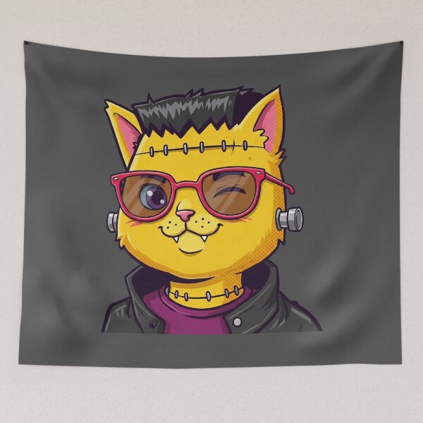 Item preview, Franken Meow Collection: Rockabilly Rebel Cat 8 designed and sold by Frankenpetz.
