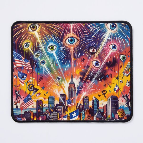 Item preview, Colorful Fireworks City designed and sold by ChloeDesigns401.
