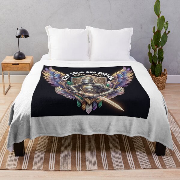 Item preview, Galactic Winged Knight - Keep Calm and Control Crystal Armor designed and sold by Yogeshrock.