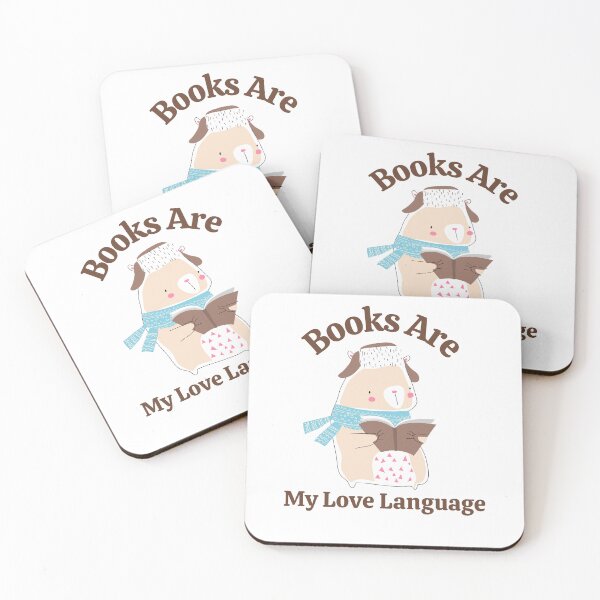 Item preview, Books Are My Love Language, Books designed and sold by HoppingCreation.