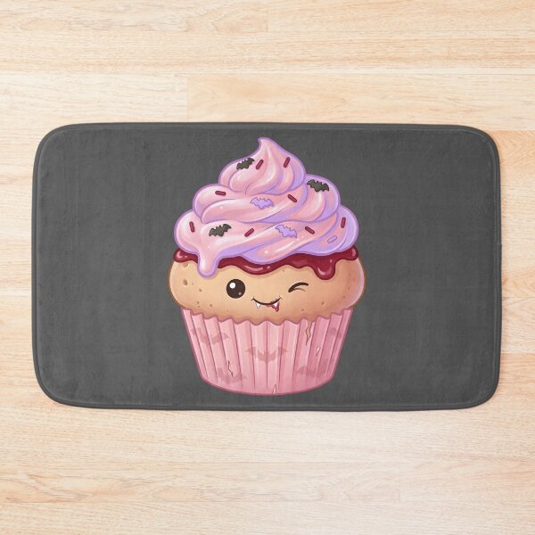 Item preview, Cupcake Vampiro Cute – Cupcake Kawaii Terrorífico (Dark) designed and sold by nocticute-store.