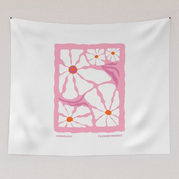 Item preview, Flower Market - Honolulu designed and sold by ArtPlus+.