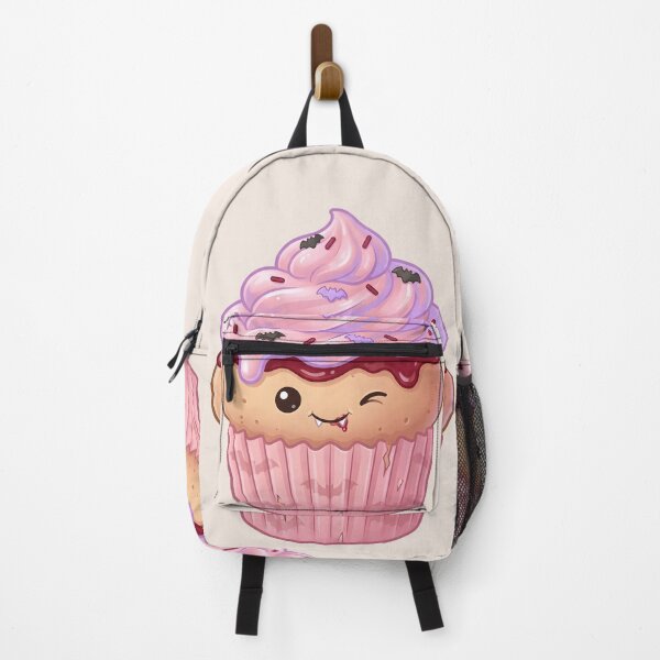 Item preview, Cute Vampire cupcake – Spooky Kawaii Cupcake (white) designed and sold by nocticute-store.