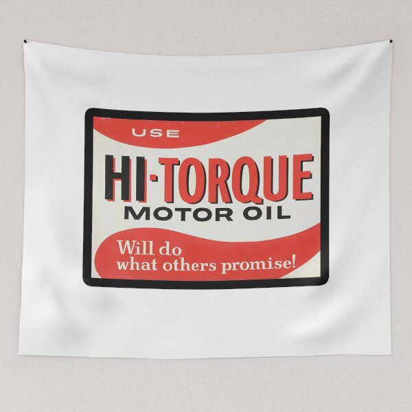 Item preview, Vintage Hi-Torque Motor Oil designed and sold by QuayTradingCo.