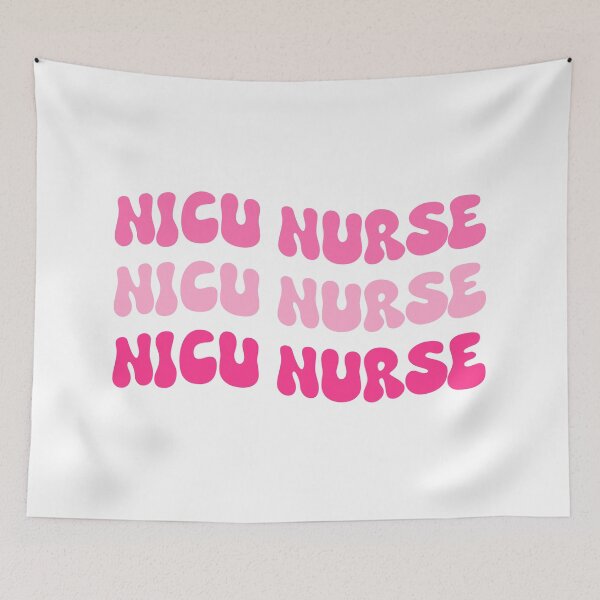 Item preview, NICU Nurse | Cute Pink Nurse Aesthetic | Gift for Nurse RN CNA | Girly Medical Worker Design Sticker designed and sold by Nesstitches.