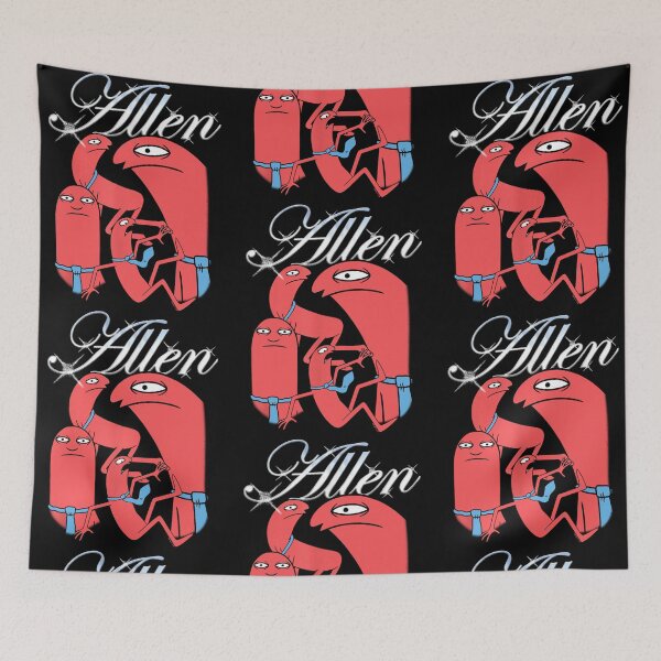 Item preview, Allen Collage Smiling Friends Fancy Chrome Cartoon designed and sold by phoebelevine.