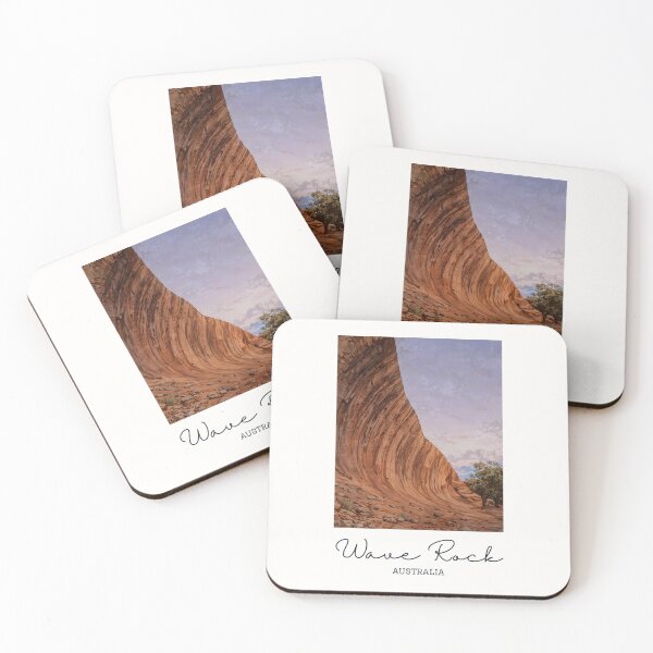 Item preview, Wave Rock Western Australia - Vintage Souvenir designed and sold by twentytwo ART souvenir designs.
