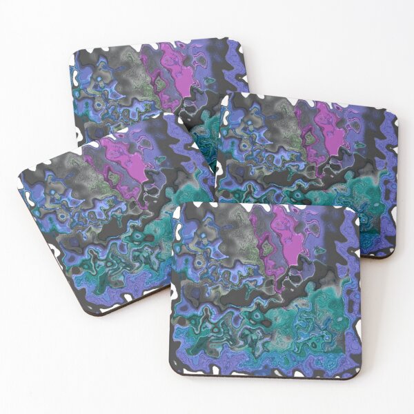 Item preview, golden relics dark blend lapping colorful patterned abstract design designed and sold by SmashingDeals.