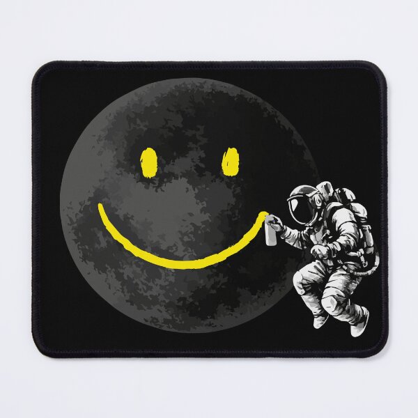 Item preview, Astronaut Painting a Smile on the Moon – Space Art designed and sold by Huddy-clothes.
