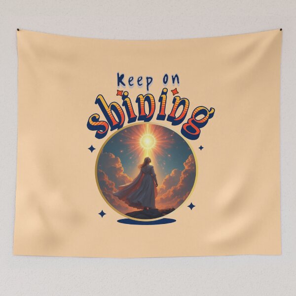 Item preview, Keep On Shining: Ethereal Woman and Sunburst Design designed and sold by PriyaMagic.