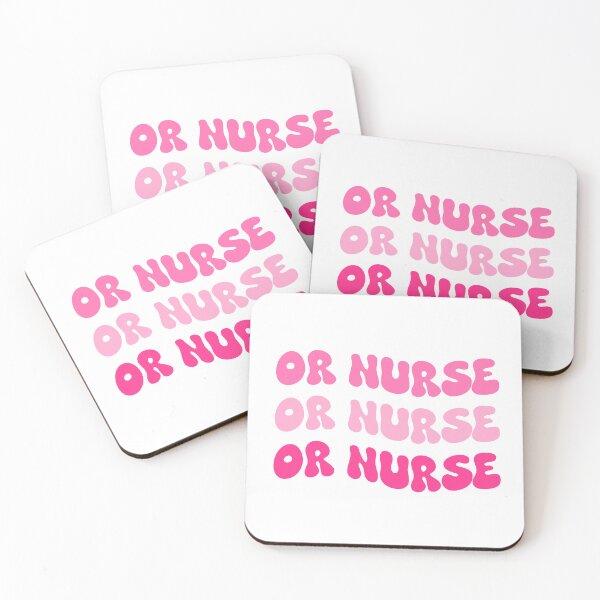 Item preview, OR Nurse | Cute Pink Nurse Aesthetic | Gift for Nurse RN CNA | Girly Medical Worker Design Sticker designed and sold by Nesstitches.
